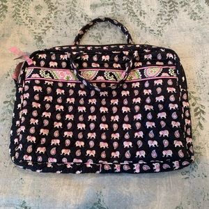 Vera Bradley elephant print laptop case